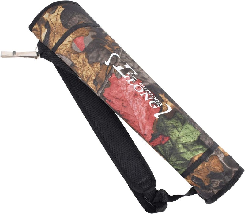 Yls Archery Hip and Back Quiver for Arrows - Black Arrow Quiver for Kids and Adults - Adjustable Arrow Holder with a Padded Strap and Belt Clip - Archery Accessories for Field and Practice - Image 5